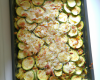 Gratin de courgettes aux flocons d'orge