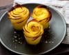 Pommes de terre en forme de roses