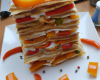 Mille feuille aux 3 poivrons