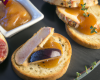 Tranche de foie gras et ses deux confitures