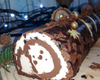 Bûche de Noël, façon forêt noire