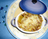 Gratin de morue à la fondue de poireaux