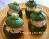 Courgettes rondes farcies au crabe