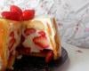 Charlotte aux fraises gariguettes et fromage blanc