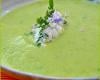 Soupe de courgettes au cottage cheese