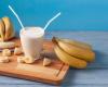 Milk shake à la banane et à la vanille