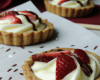 Petites tartes aux fraises, spéculoos et chocolat blanc