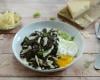 Salade de lentilles à l'œuf poché