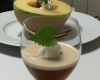 Mousse de melon et sa gelée de porto