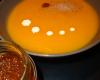 Soupe courge butternut - pate de curry rouge