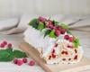 Bûche mascarpone framboises