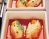 Quenelles de Crottin de Chavignol à l'eau de tomates