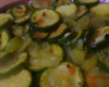 Courgettes à l'aigre doux