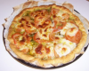 Tarte tomates, pesto, mozzarella