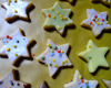 Biscuits de Noël colorés