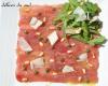 Carpaccio de thon frais