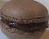 Macarons fourrés au chocolat