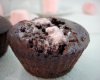 Muffins chocolatés aux chamallows