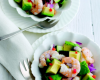 Ceviche d'avocat Hass et de crevettes