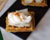 Gaufrettes Fromage de Brebis et Chantilly au piment d'Espelette