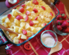 Crumble ananas fraise