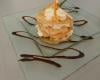 Mille-feuilles de crevettes et mousse de surimi