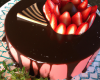 Entremet chocolat - fraise