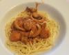 Spaghettis aux gambas