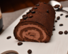 Bûche tout chocolat et saveur café sans lait