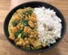 Curry végétarien à la butternut et aux pois chiches