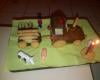 Cake marbré anniversaire