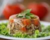 Aspic de poulet aux carottes