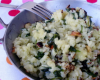 Risotto aux fanes de radis et aux noisettes