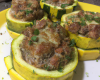 Courgettes farcies à la viandes hachées