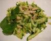 Salade croquante de courgette crue