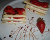 Mille-feuilles aux fraises rapide