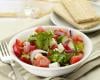 Salade de Caprice des Dieux et tomates