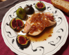 Chapon au champagne et chutney de figues