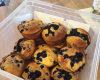 Muffins au miel et fruits rouges sans gluten