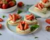 Mini pizza sucrée à la mascarpone et aux Fraises du Périgord IGP