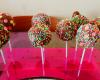 Cake pops smiley