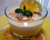 Mousse de miel, agrumes et granité citron