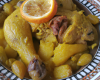 Tajine de poulet aux citrons confits