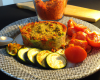 Crumble de courgette et tomate