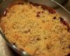 Crumble rhubarbe-fruits rouges