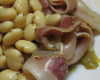 Antipasti : fava i lardo di Arnad (fèves et lard italien)