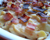 Gratin de pommes de terres aux lardons