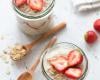 Overnight oats au fromage blanc et fraises