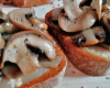 tartines de champignons