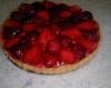 Tarte aux fraises et à la crème pâtissière